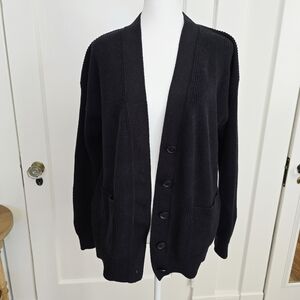 GAP Women's Black Cotton Cardigan Size M